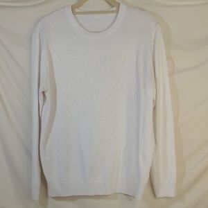 SHEIN White Crewneck Men's Sweater
